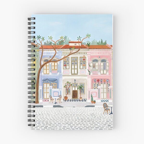 Item preview, Peranakan houses, Singapore designed and sold by POSTERIOCREW.