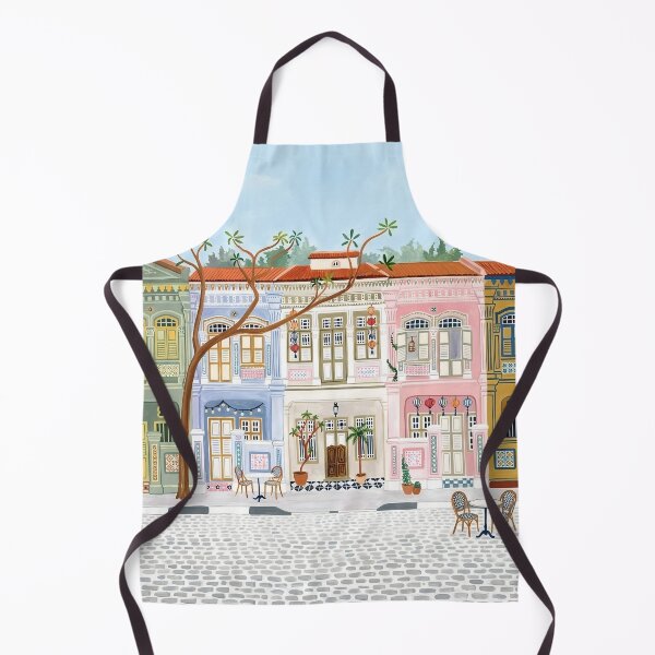 Item preview, Peranakan houses, Singapore designed and sold by POSTERIOCREW.