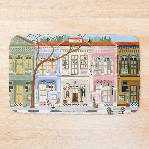 Item preview, Peranakan houses, Singapore designed and sold by POSTERIOCREW.