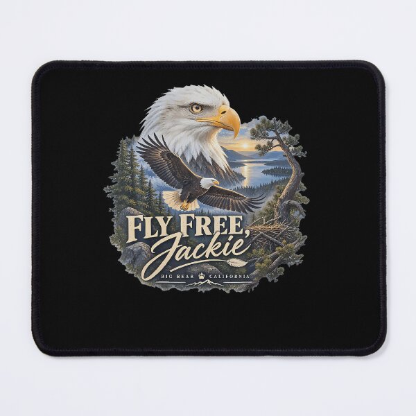 Item preview, Fly Free Jackie Forever Our Queen Eagle Memorial designed and sold by HaytamShop.