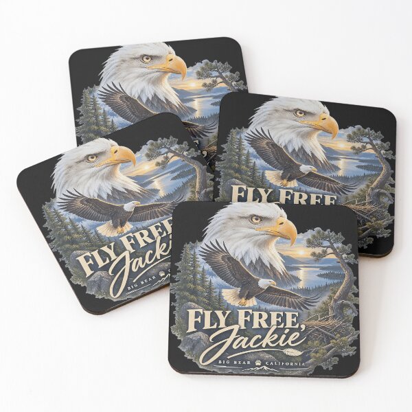 Item preview, Fly Free Jackie Forever Our Queen Eagle Memorial designed and sold by HaytamShop.