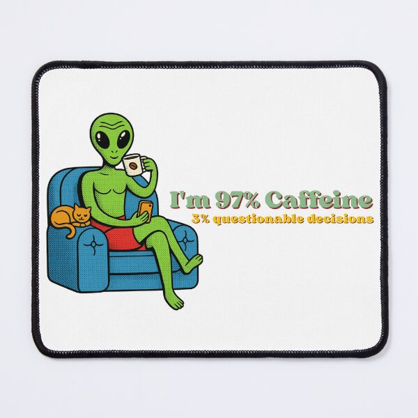 Item preview, I'm 97% Caffeine designed and sold by Giggle Monster Co..