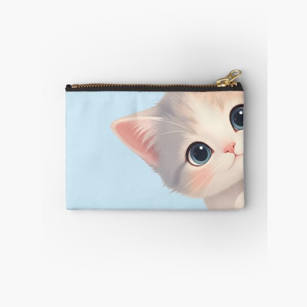 Item preview, Cute White Cat Kawaii Kitten designed and sold by naragon4289.