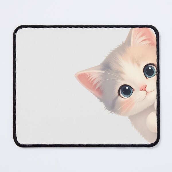 Item preview, Cute White Cat Kawaii Kitten designed and sold by naragon4289.