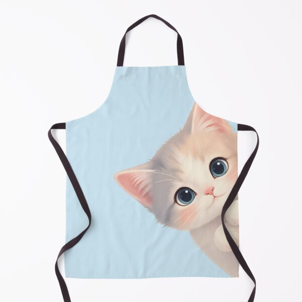 Item preview, Cute White Cat Kawaii Kitten designed and sold by naragon4289.