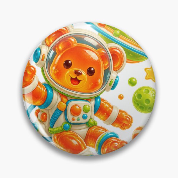Item preview, Gummy Bear Astronaut in Candy Space designed and sold by CalipZO.
