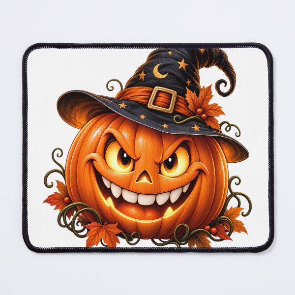Item preview, Spooky Pumpkin Smile | Funny Halloween Jack-o’-Lantern designed and sold by CalmMandala.