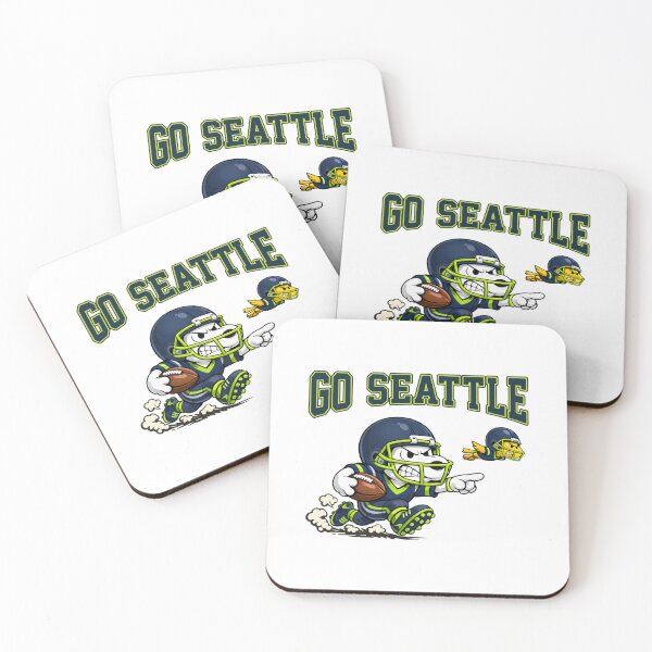 Aperçu de l'œuvre Snoopy Football - Seattle Seahawks créée et vendue par Nahkolahmom.