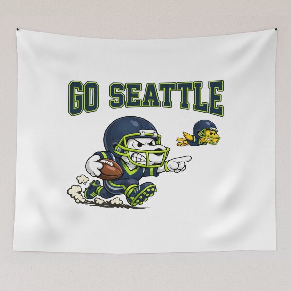 Item preview, Snoopy Football - Seattle Seahawks designed and sold by Nahkolahmom.