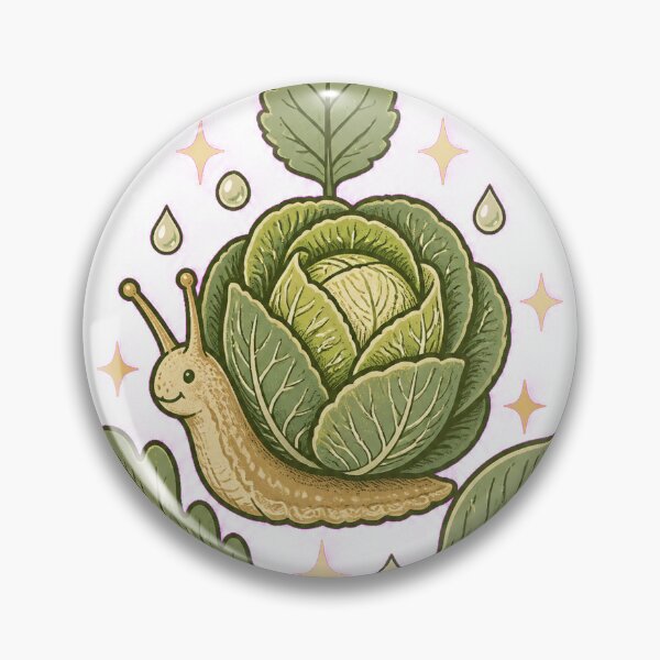 Item preview, Small snail with cabbage shell designed and sold by CalipZO.