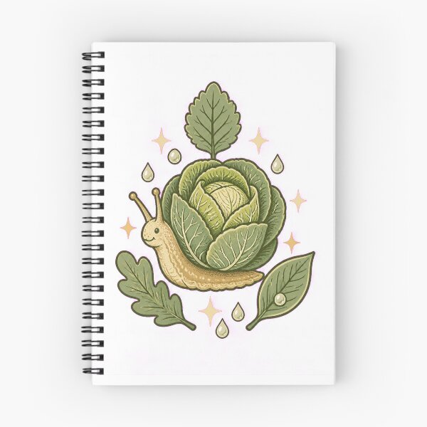 Item preview, Small snail with cabbage shell designed and sold by CalipZO.