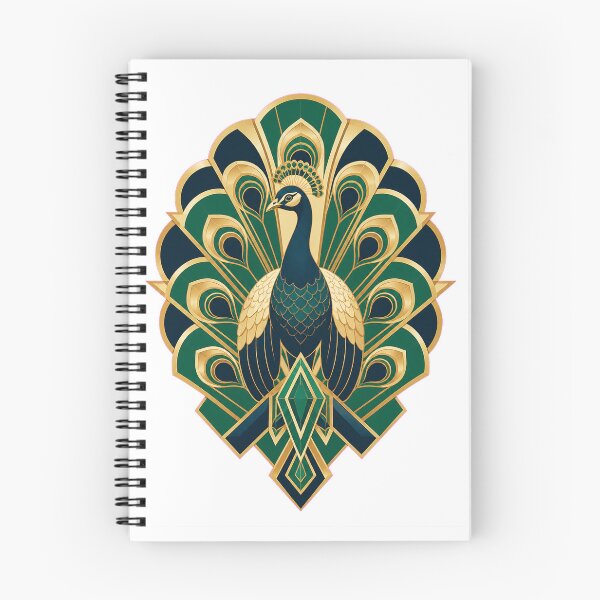 Item preview, Elegant Art Deco peacock designed and sold by CalipZO.