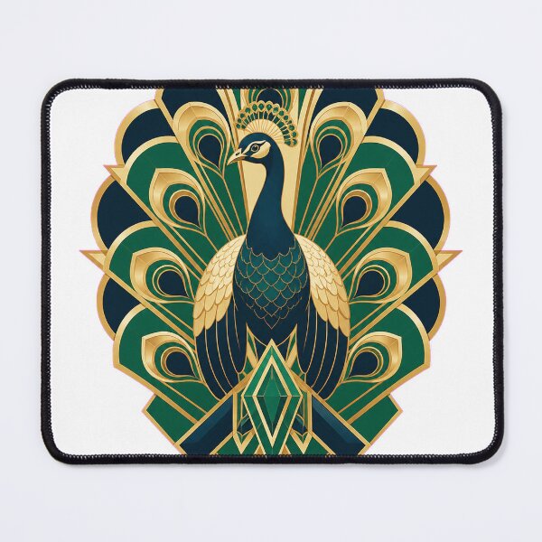 Item preview, Elegant Art Deco peacock designed and sold by CalipZO.