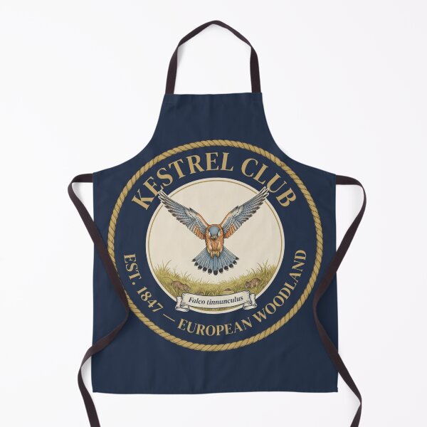 Item preview, Kestrel Club Vintage Badge European Woodland Bird designed and sold by CalmCapy Co.