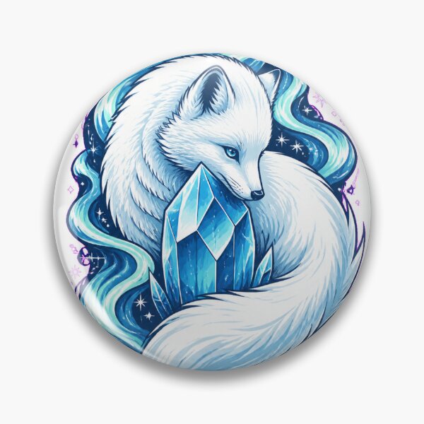 Item preview, Arctic fox with ice crystal designed and sold by CalipZO.