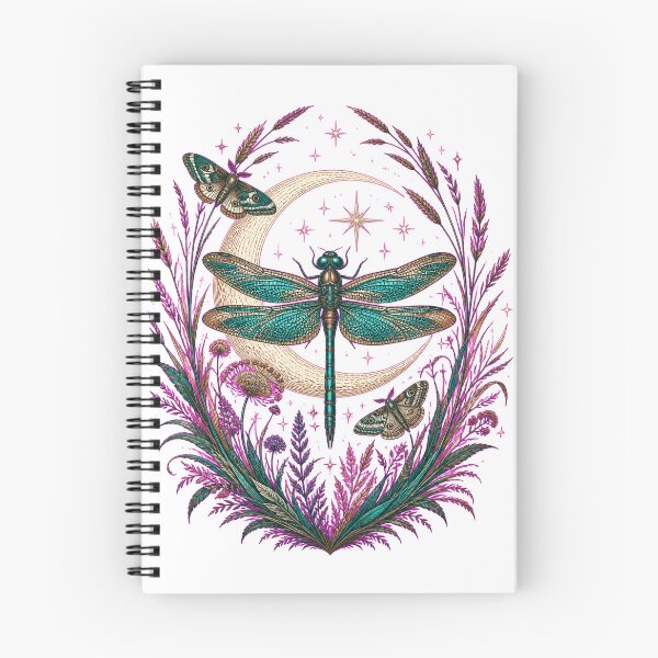 Item preview, Jeweled dragonfly in front of the moon designed and sold by CalipZO.