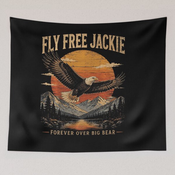 Item preview, Fly Free Jackie Eagle Memorial Tribute For Men Women designed and sold by HaytamShop.