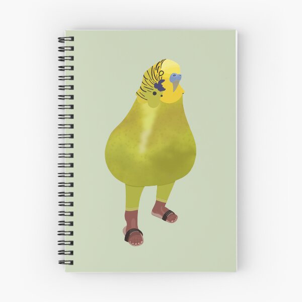 Item preview, Pear Budgie Meme designed and sold by ClumsyPillbug.