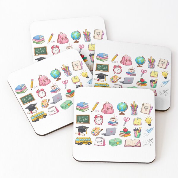 Item preview, Cute Back to School School Supplies Pastel Aesthetics designed and sold by Rehnair.
