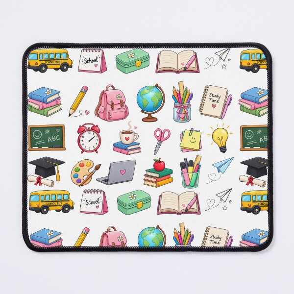 Item preview, Cute Back to School School Supplies Pastel Aesthetics designed and sold by Rehnair.