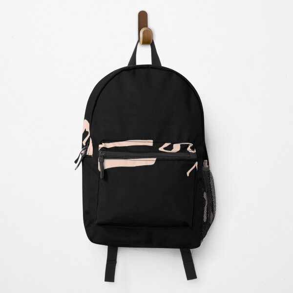 Item preview, Peach Colored Abstract Angular Letterforms On Dark designed and sold by PontoImagem.