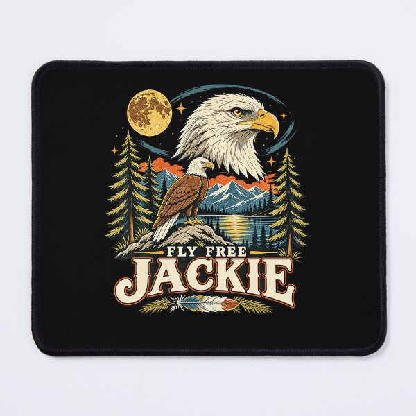 Item preview, Fly High Jackie Bald Eagle Forever Our Queen Memorial designed and sold by HaytamShop.