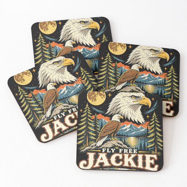 Item preview, Fly High Jackie Bald Eagle Forever Our Queen Memorial designed and sold by HaytamShop.