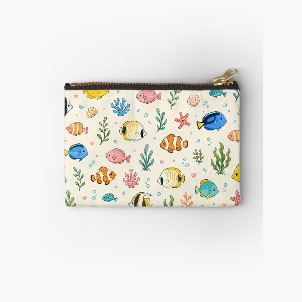 Item preview, Tiny Tropical Fish Cute Underwater Ocean Pattern designed and sold by RJACreative.