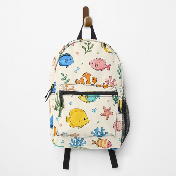Item preview, Tiny Tropical Fish Cute Underwater Ocean Pattern designed and sold by RJACreative.