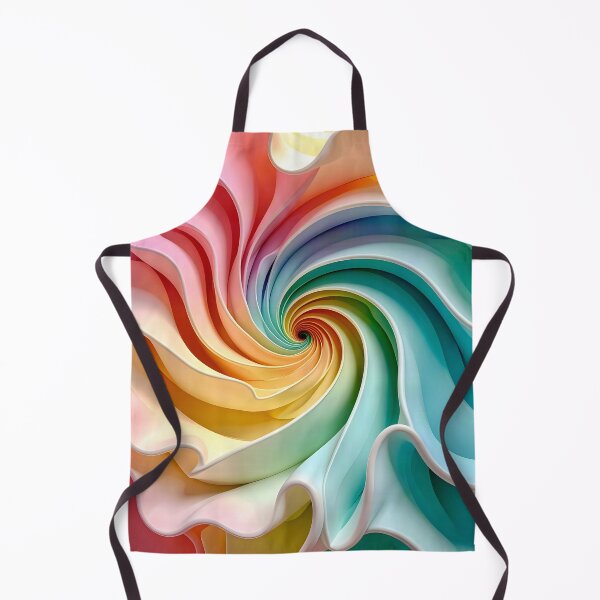 Item preview, Colorful Spiral Pattern in Aqua Pink and Yellow designed and sold by Vicky Brago-Mitchell®.