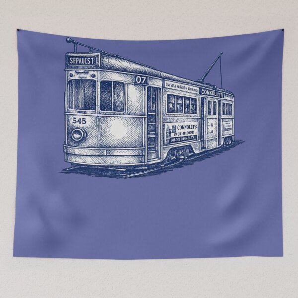 Item preview,  Brisbane Tram designed and sold by PhotosByG.