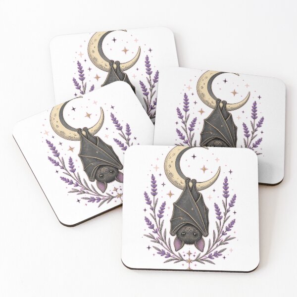 Item preview, Little Bat on the Lavender Moon designed and sold by CalipZO.