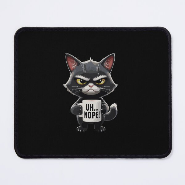 Item preview, Uh... Nope! Grumpy Cat Coffee Lover Humor Feline Sarcasm designed and sold by PopStars1993.