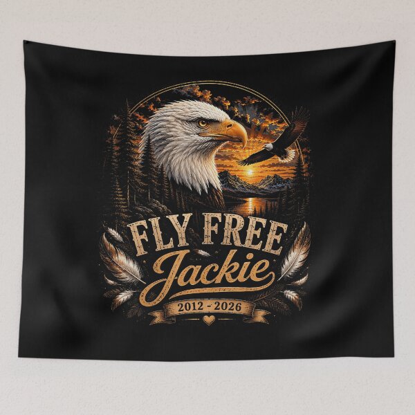 Item preview, Jackie Bald Eagle Memorial Wildlife Remembrance 2012 2026 designed and sold by HaytamShop.