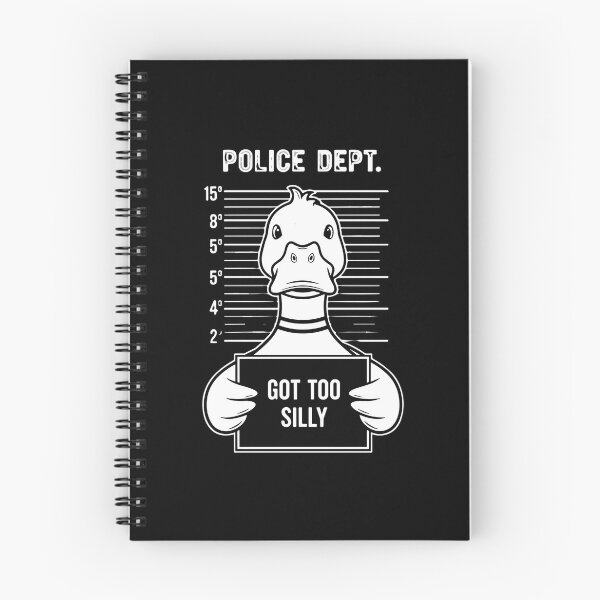 Item preview, Police Dept. Got Too Silly Funny Duck Humor designed and sold by PopStars1993.
