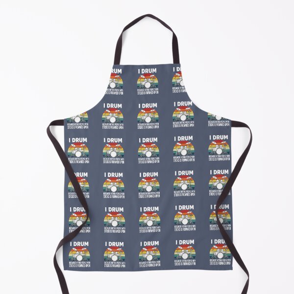 Item preview, I Drum Because Hitting People With Sticks Is Frowned Upon Drummers Musician Humor designed and sold by SofiBlair.