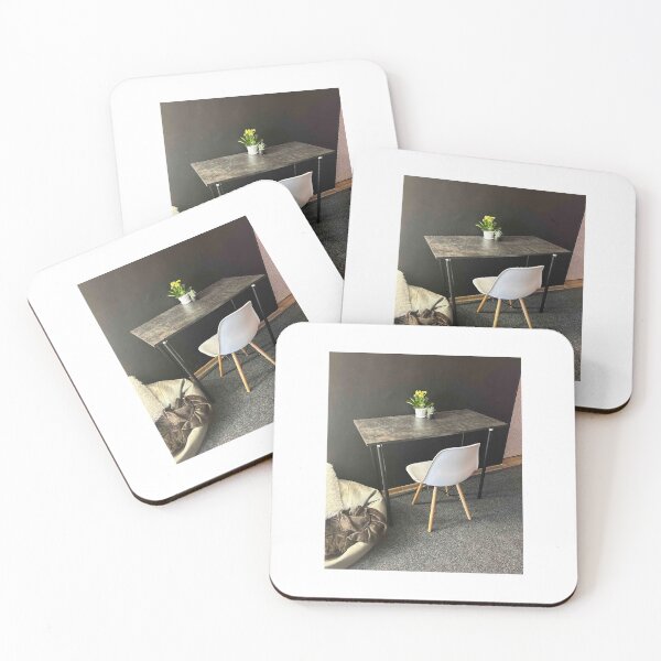 Item preview, Minimalist Dark Scandinavian Home Office Workspace⁠ designed and sold by Julia9632.
