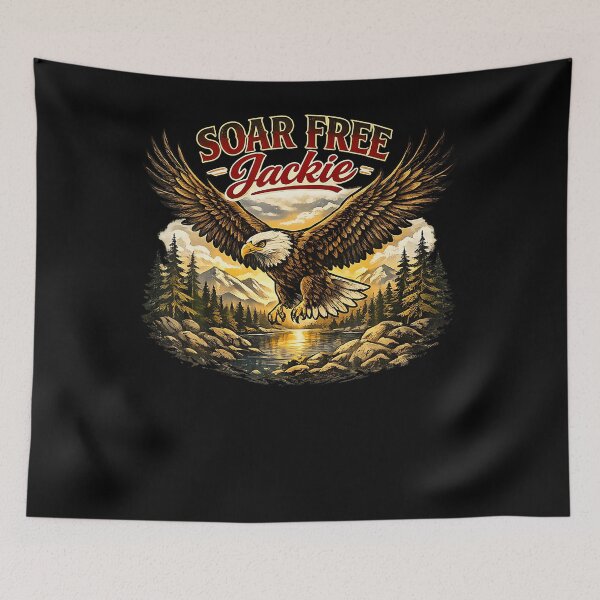 Item preview, Jackie Soar Free Fly Free Bald Eagle Memorial Tribute designed and sold by HaytamShop.