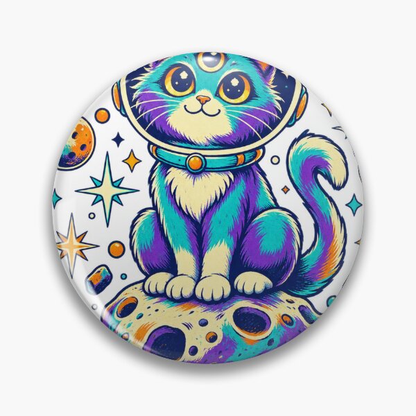 Item preview, Three-eyed cat in space designed and sold by CalipZO.