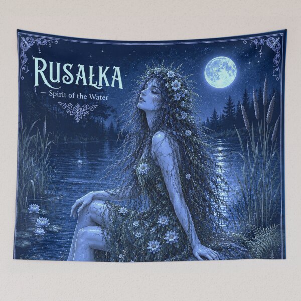 Item preview,  Rusalka Water Spirit – Slavic Mermaid Art 5 designed and sold by Elektra9.