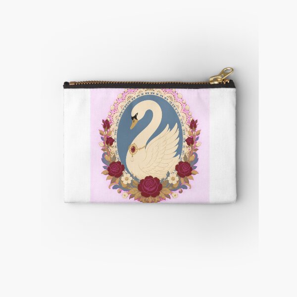 Item preview, Romantic swan with jeweled brooch designed and sold by CalipZO.