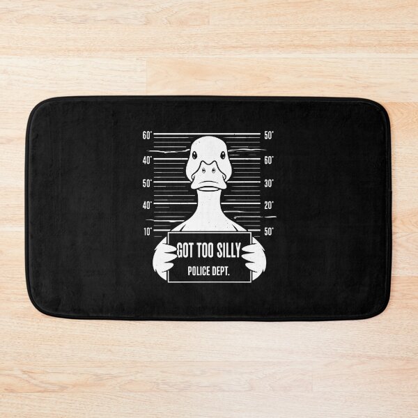 Item preview, Got Too Silly Police Dept. Funny Duck Lover Humor Waterfowl designed and sold by PopStars1993.