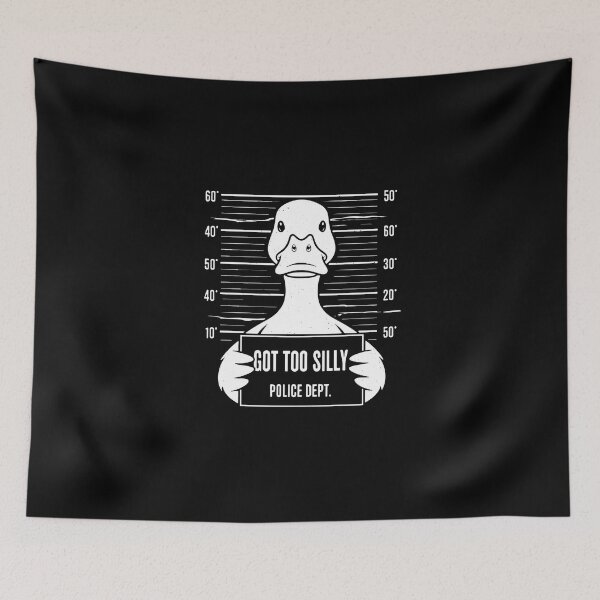 Item preview, Got Too Silly Police Dept. Funny Duck Lover Humor Waterfowl designed and sold by PopStars1993.