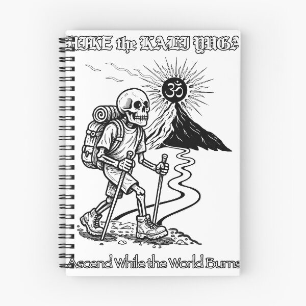 Item preview, Hike the Kali Yuga — Ascend While the World Burns | alt version designed and sold by Ashram Chronicles Prod..