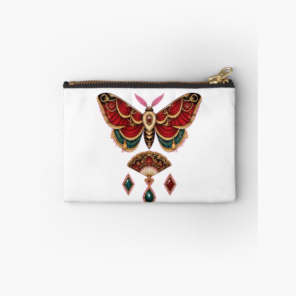 Item preview, Opulent theater moth with jewels designed and sold by CalipZO.