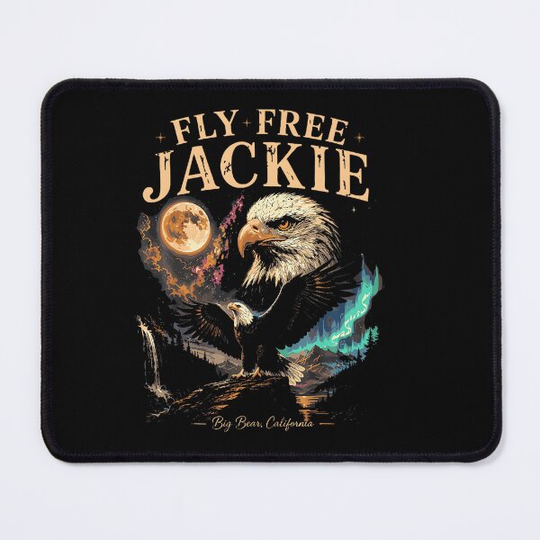 Item preview, Retro Fly Free Jackie Forever Our Queen Eagle Memorial designed and sold by HaytamShop.
