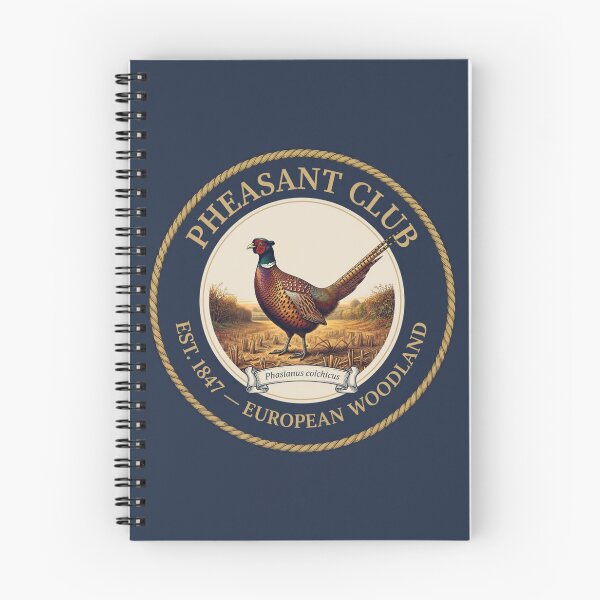 Item preview, Pheasant Club Vintage Badge European Farmland Bird designed and sold by CalmCapy Co.