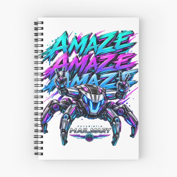 Item preview, Neon Cyber Robot AMAZE – Futuristic Techwear T-Shirt designed and sold by treandsart.