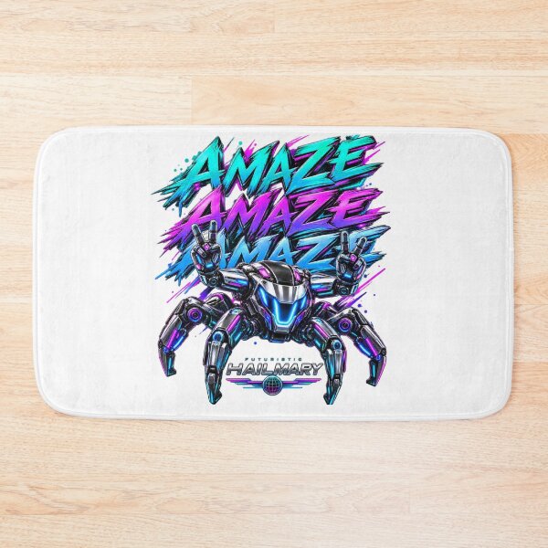 Item preview, Neon Cyber Robot AMAZE – Futuristic Techwear T-Shirt designed and sold by treandsart.