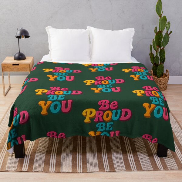 Item preview, Be Proud Be You Groovy Typography 737 designed and sold by AvocadoShopp.